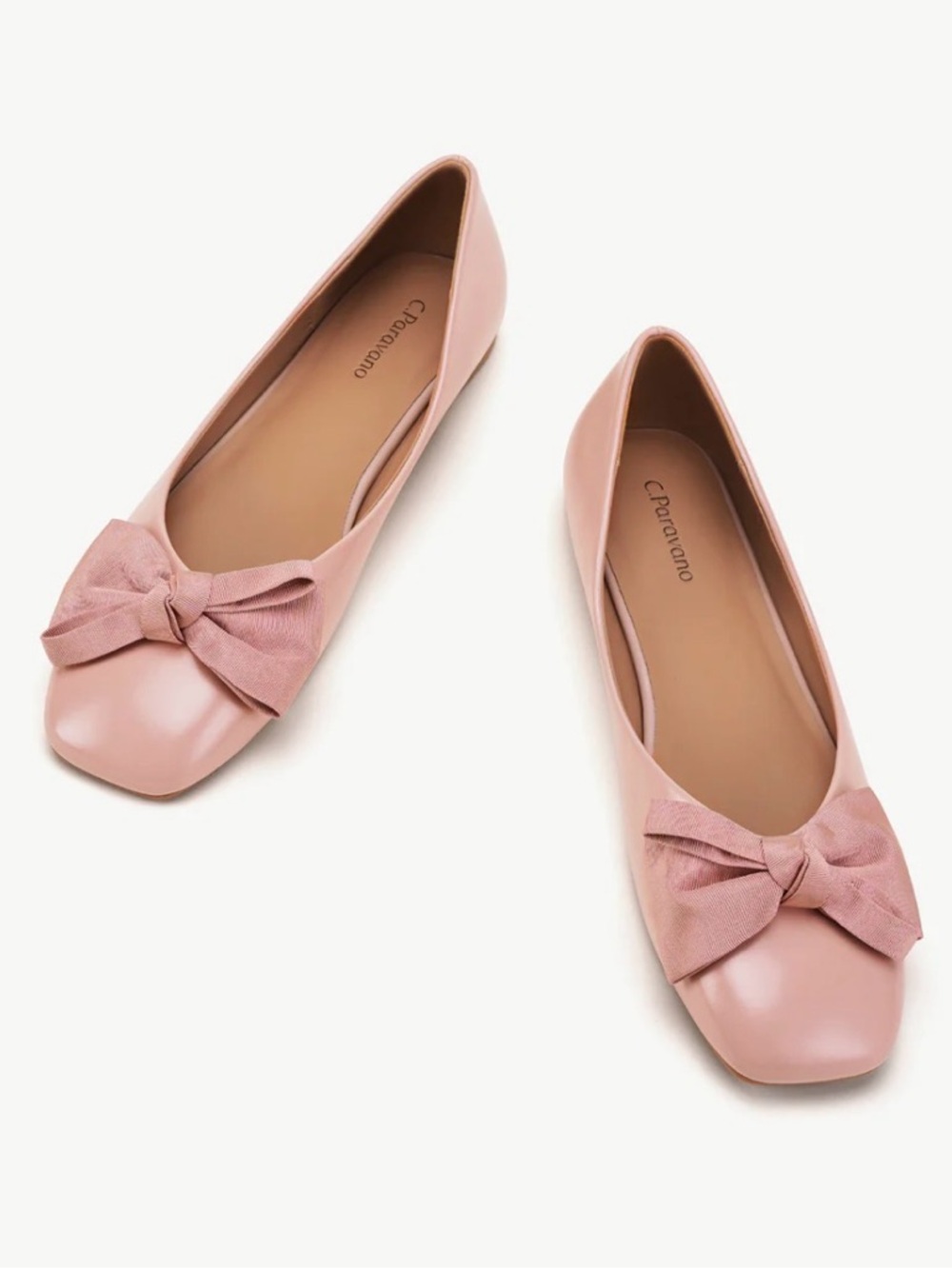 C. Paravano Bow Ballerina Flats (Eva)